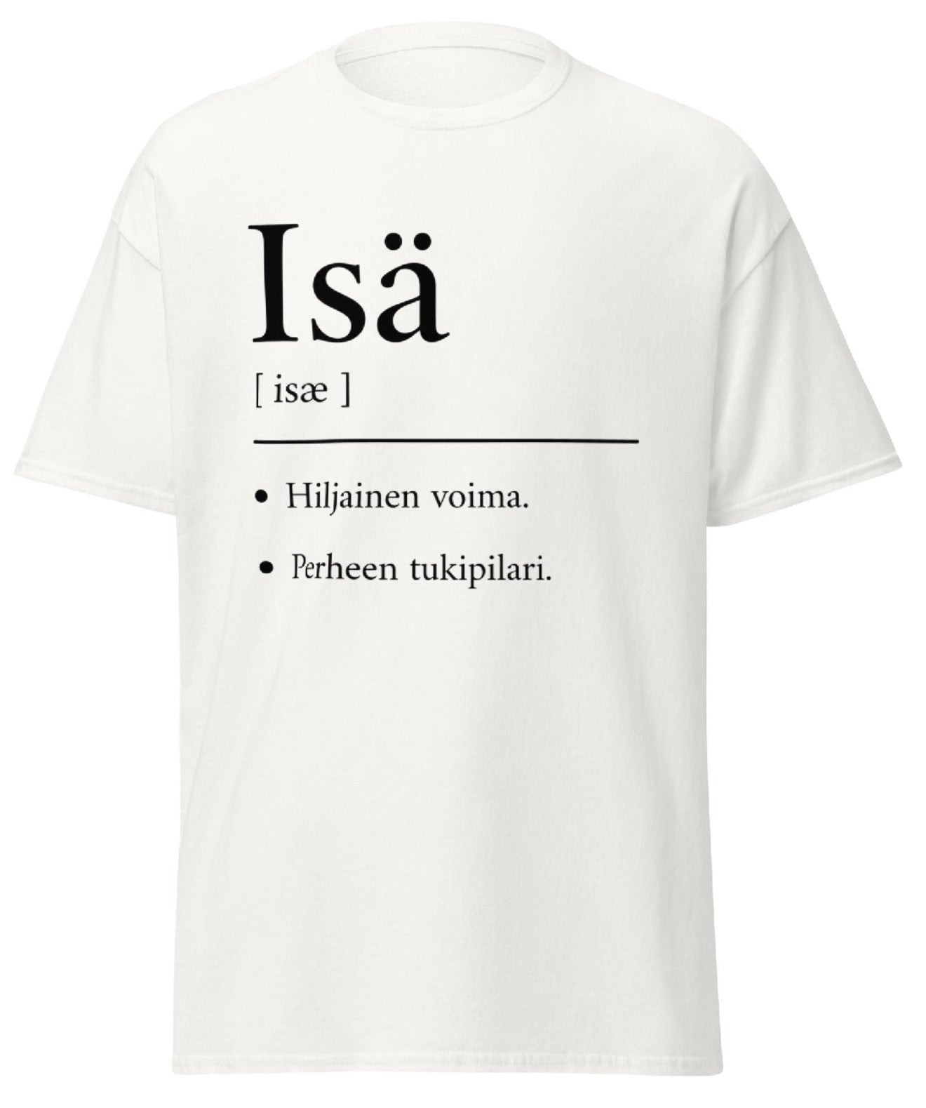 Isä T-Paita – Lahja Isälle | Puuvilla