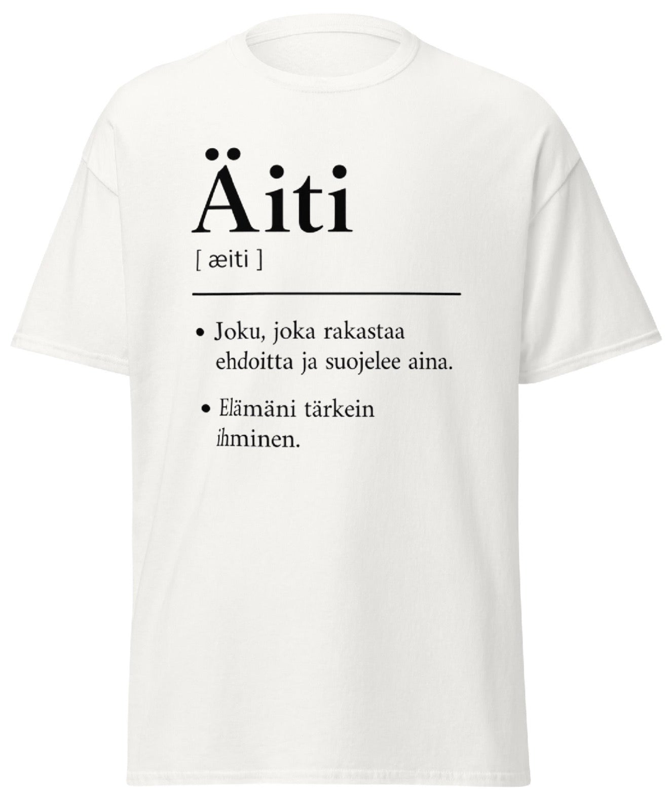 Äiti T-Paita – Kaunis Lahja Äidille | Puuvilla
