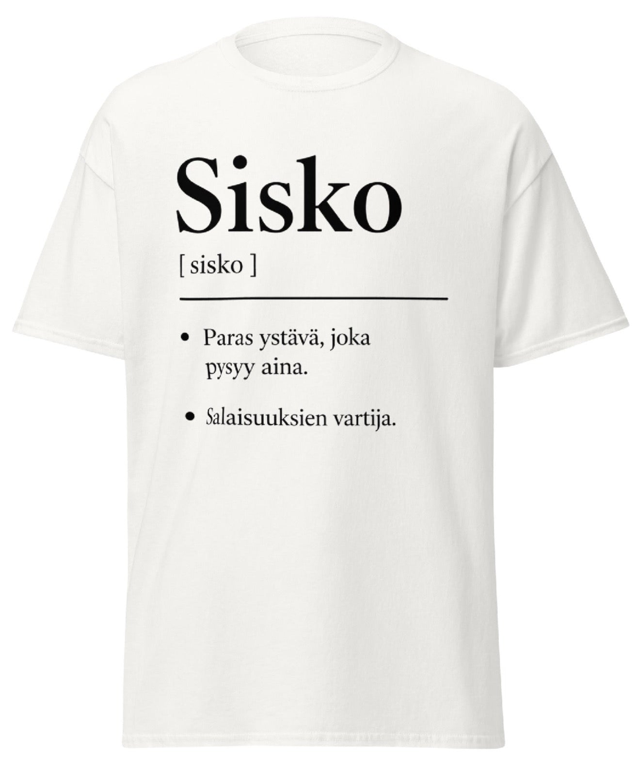 Sisko T-Paita – Lahja Siskolle | Puuvilla