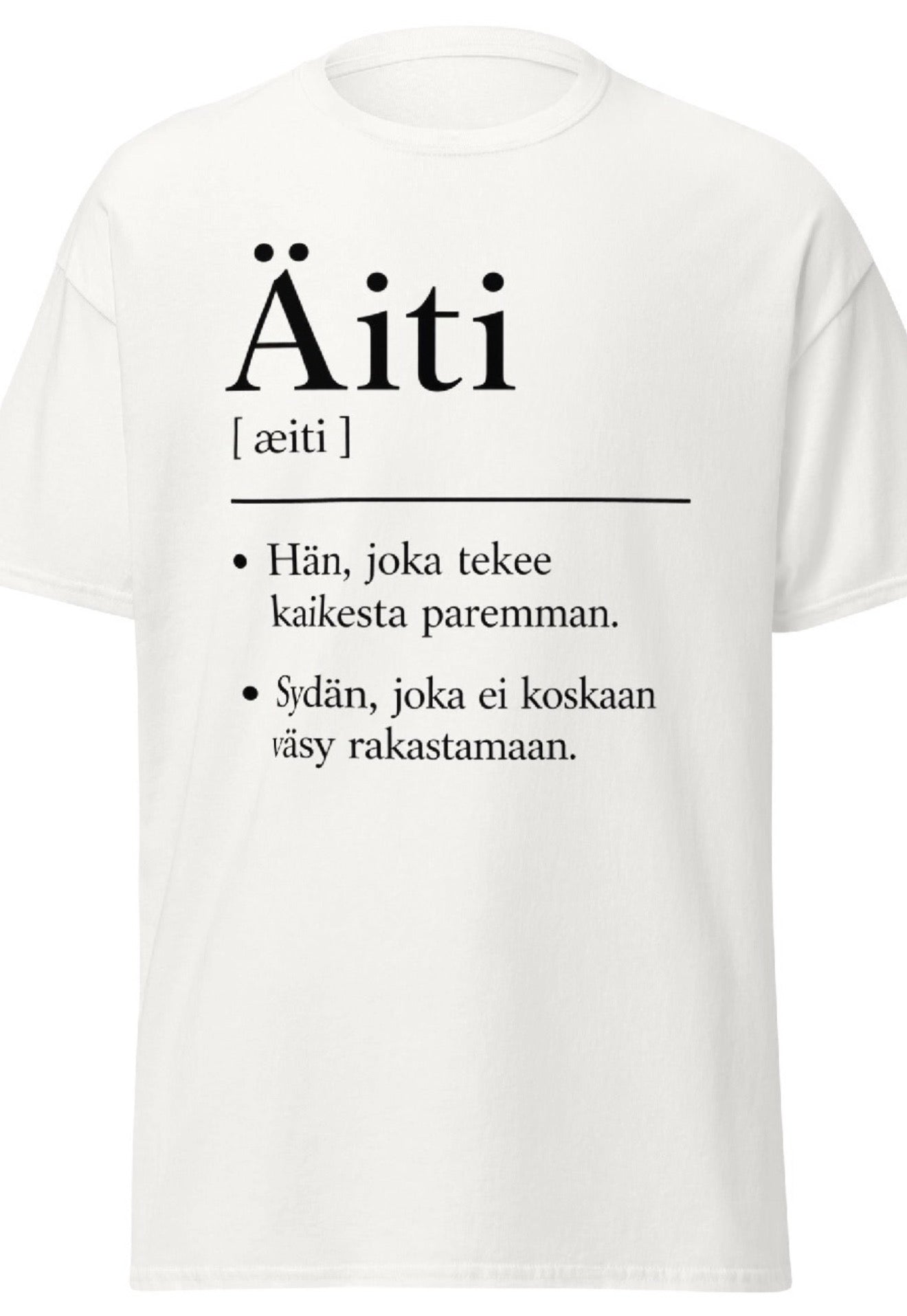 Äiti T-Paita – Kaunis Lahja Äidille | Puuvilla